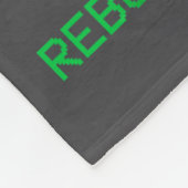 Pixel Support Rebooting Santa's Tech フリースブランケット (角)