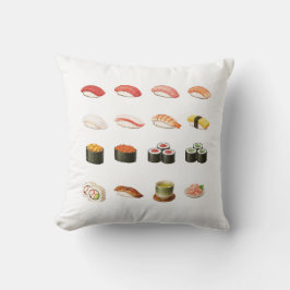 Pixel Sushi Cushion - Scan QR Code for Sushi game クッション