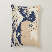 Pixel Tsunami 8ビットピクセルアート アクセントクッション (裏面(縦))