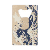 Pixel Tsunami 8ビットピクセルアート クレジットカード栓抜き (裏面)