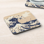 Pixel Tsunami 8ビットピクセルアート コースター (左側)