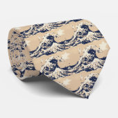 Pixel Tsunami 8ビットピクセルアート ネクタイ (ロール)