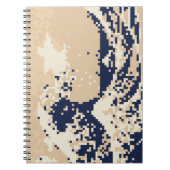 Pixel Tsunami 8ビットピクセルアート ノートブック (正面)