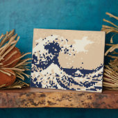 Pixel Tsunami 8ビットピクセルアート フォトプラーク (側面)