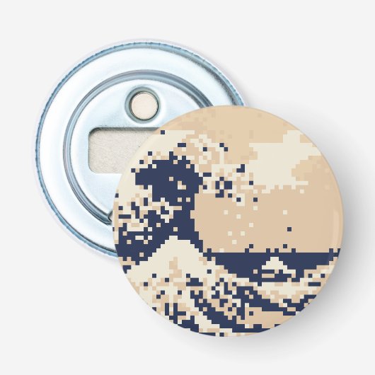 Pixel Tsunami 8ビットピクセルアート 栓抜き (正面)