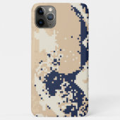 Pixel Tsunami 8ビットピクセルアート Case-Mate iPhoneケース (裏面)