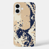 Pixel Tsunami 8ビットピクセルアート Case-Mate iPhoneケース (裏面)