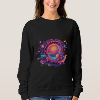 Pixel Universe Portal — 宇宙へのゲート スウェットシャツ