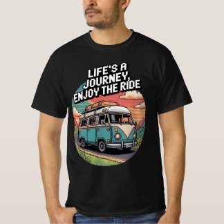 Pixel Van Life – 人生の旅、乗楽しむり Tシャツ