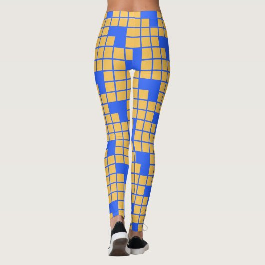Pixel Wave Geometric Leggings  レギンス (裏面)