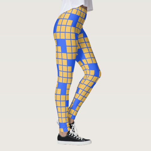Pixel Wave Geometric Leggings  レギンス (右)
