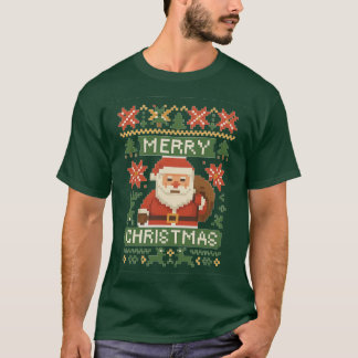 Pixel-Weihnachtstraum Tシャツ