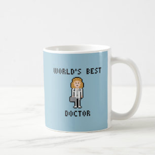 Pixel World's 最高の Doctor  - Female Version - Mug コーヒーマグカップ