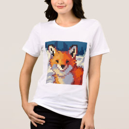 Pixelart, Pixel Art, Fox, vos トライブレンドＴシャツ
