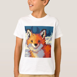 Pixelart, Pixel Art, Fox, vos Tシャツ