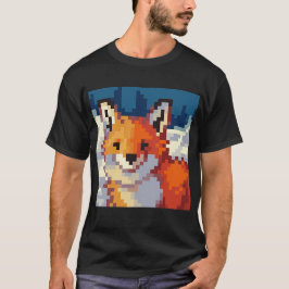 Pixelart, Pixel Art, Fox, vos Tシャツ