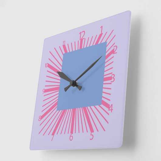 PixelatのMasserによる移動マス スクエア壁時計 (傾斜)