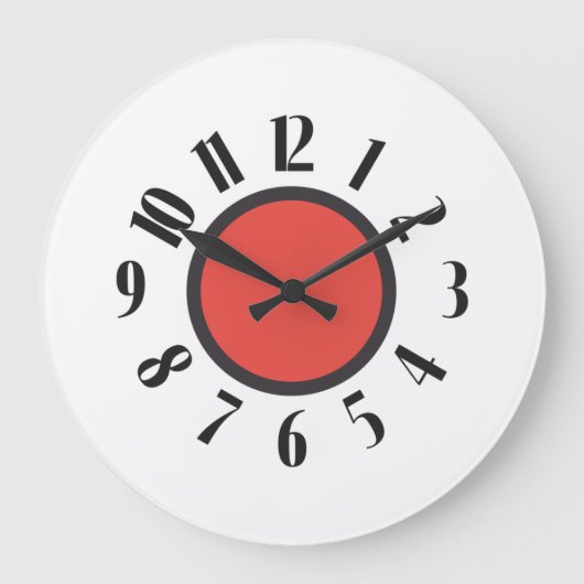 PIXELAT FIRST SERIES LEX by Masanser ラージ壁時計 (正面)