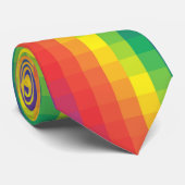 Pixelatedの虹-タイ ネクタイ (ロール)