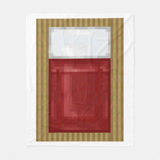 Pixelated毛布 フリースブランケット (正面)