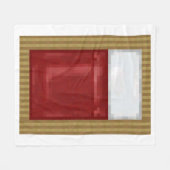 Pixelated毛布 フリースブランケット (正面(横))