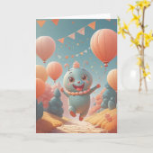 Pixelated Birthday Quest カード (黄色い花)