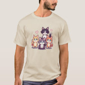 Pixelated Colorful Kitties  Tシャツ (正面)