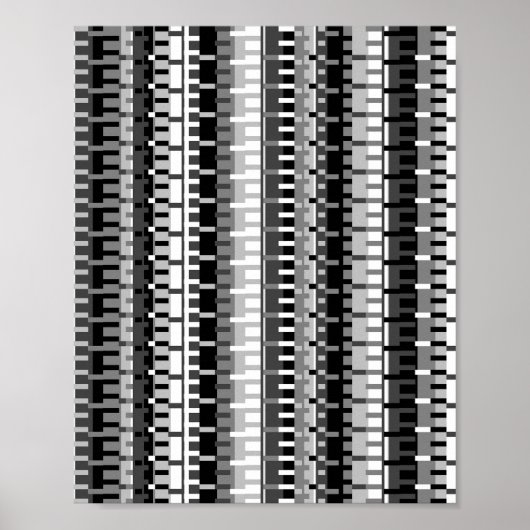 Pixelated Mathematical Pattern  ポスター (正面)