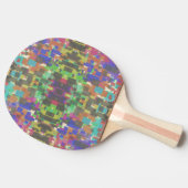 Pixelated Patterned Beyond Colors Of The Rainbow 卓球ラケット (横)