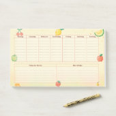 Pixelfrüchte Wochenplaner ポストイット (デスク)