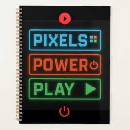 Pixels Power Play Gamer Planner – Game On! プランナー手帳