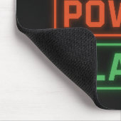 Pixels Power Play – Retro Gamer Mousepad Design マウスパッド (コーナー)