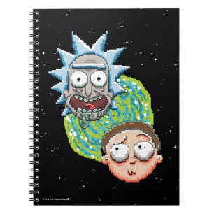 Pixelverse RickとMorty Portalのグラフィック ノートブック