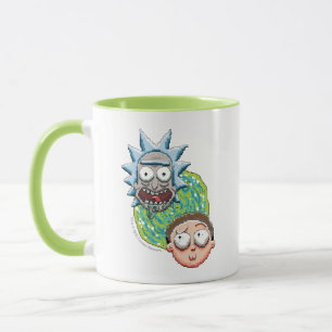 Pixelverse RickとMorty Portalのグラフィック マグカップ