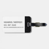 Pixelverse RickとMorty Portalのグラフィック ラゲッジタグ (裏面横)