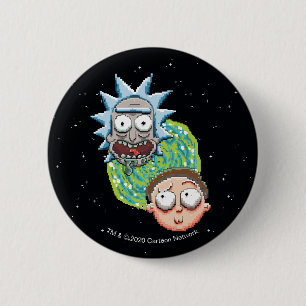 Pixelverse RickとMorty Portalのグラフィック 缶バッジ