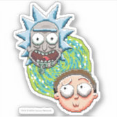 Pixelverse RickとMorty Portalグラフィック シール (正面)