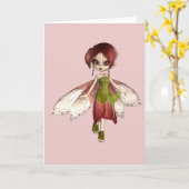 Pixidreams妖精 – グリーティングカード (黄色い花)