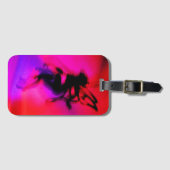 Pixie踊り(ピンク) ラゲッジタグ (正面横)