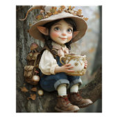 Pixie Beige Hat鏡右向きポスター ポスター (正面)