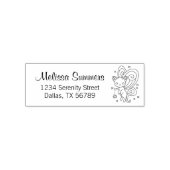 Pixie Cat – 妖精の翼の子猫アドレス セルフインキングスタンプ (デザイン)