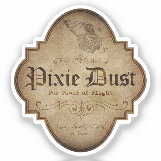 Pixie Dust Apothecary DC シール (正面)