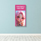 Pixie Dust Elfie キャンバスプリント (インサイチュ (ウッドフロア))