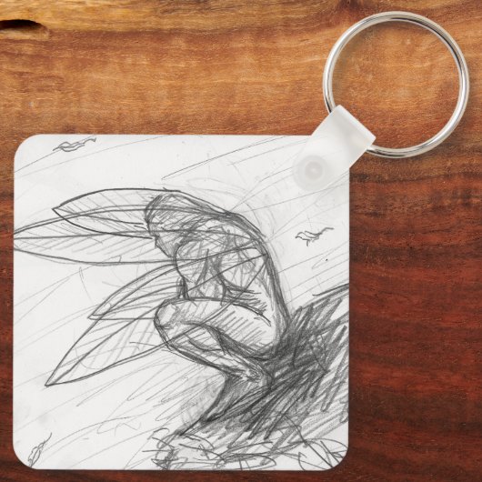 Pixie Dust in the Wind キーホルダー (裏面)