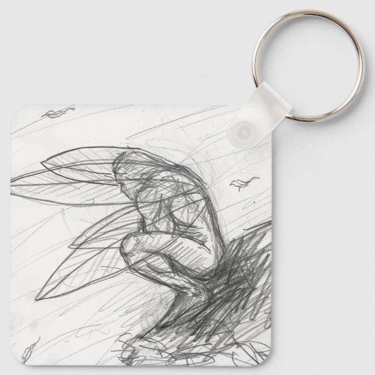 Pixie Dust in the Wind キーホルダー (裏面)