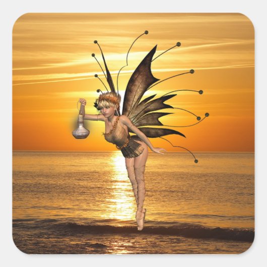 Pixie Lanternスタンプ スクエアシール (正面)