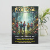 Pixie Wood Magical Birthday Party 招待状 (スタンド正面)