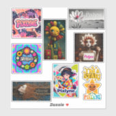 Pixlyneステッカーパック #1 シール (シート)