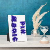 PixMagicカスタムフォトx/easel 7x5 フォトプラーク (側面)