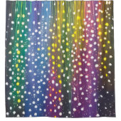 Pixyレインボーシャワーカーテン シャワーカーテン (正面)